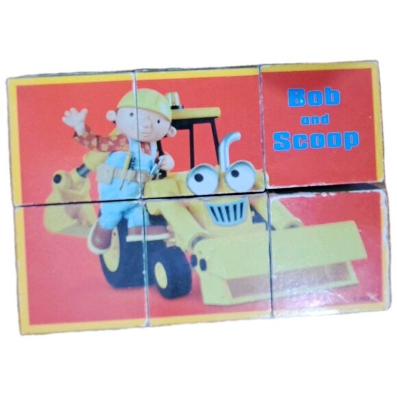 Bob the Builder Six Cube Puzzle in Carry Case - Picture 2 of 9